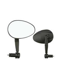3D Mirror Bar End 2290B Black.